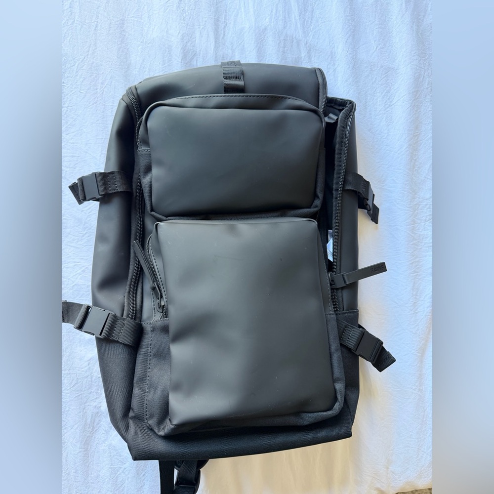 RAINS Trail Cargo Backpack - Black